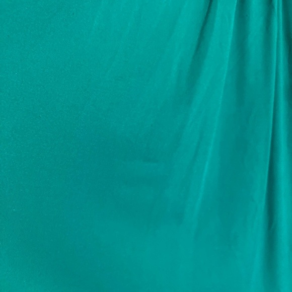 Lane Bryant Top Womens 14/16 Green Sleeveless V Neck Tank Blouse Beaded Stretch - Picture 5 of 12